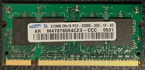 Samsung m470t6554cz3 ccc ddr2 - samsung, m470t6554cz3-ccc ddr2