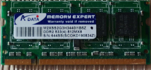 Adata 512mb ddr2 533 512mx8 - ddr2, 533(4)