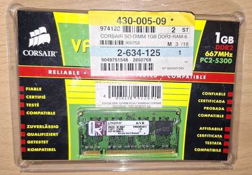 Kingston 512mb ddr2 533 - 512mb, ddr2-533